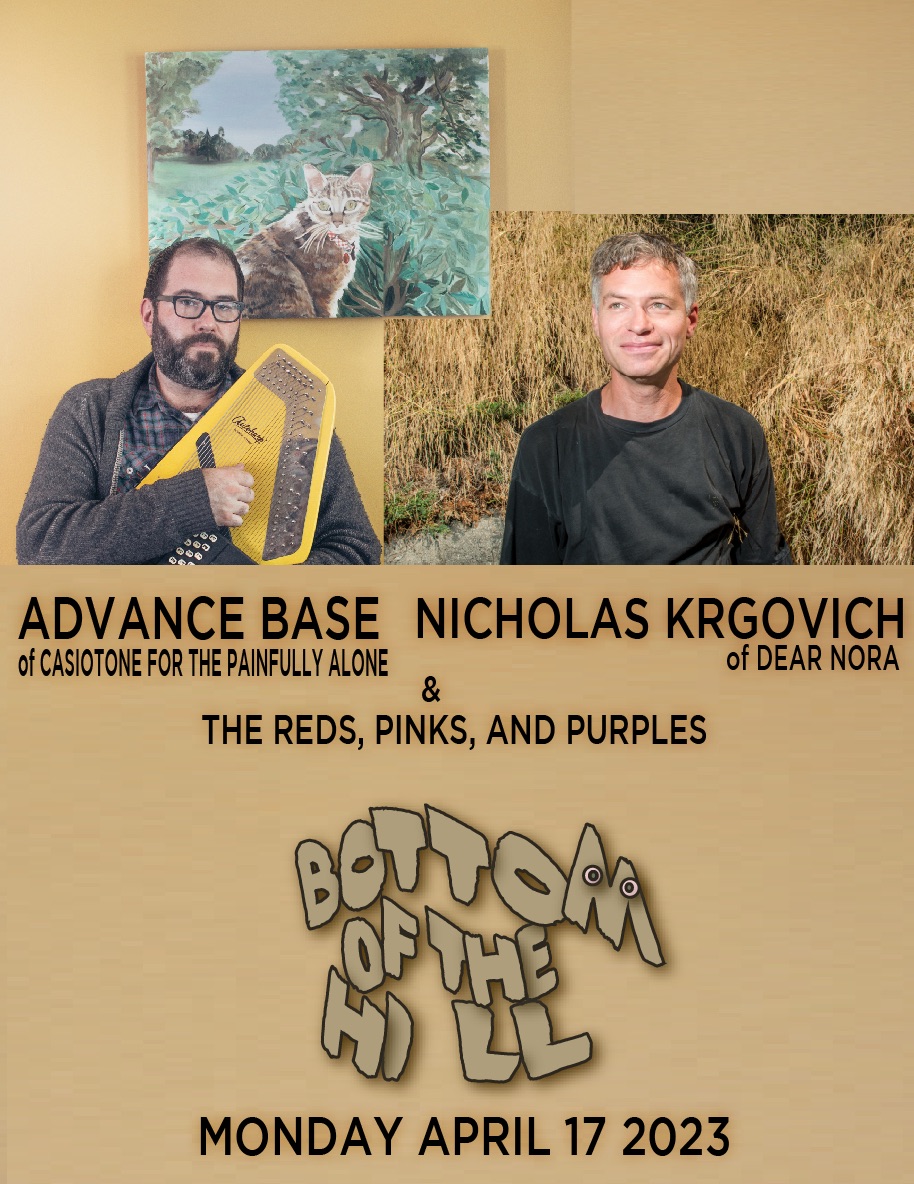 bottomofthehill: Advance Base ~ Nicholas Krgovich ~ The Reds, Pinks, &  Purples --- 4/17/2023