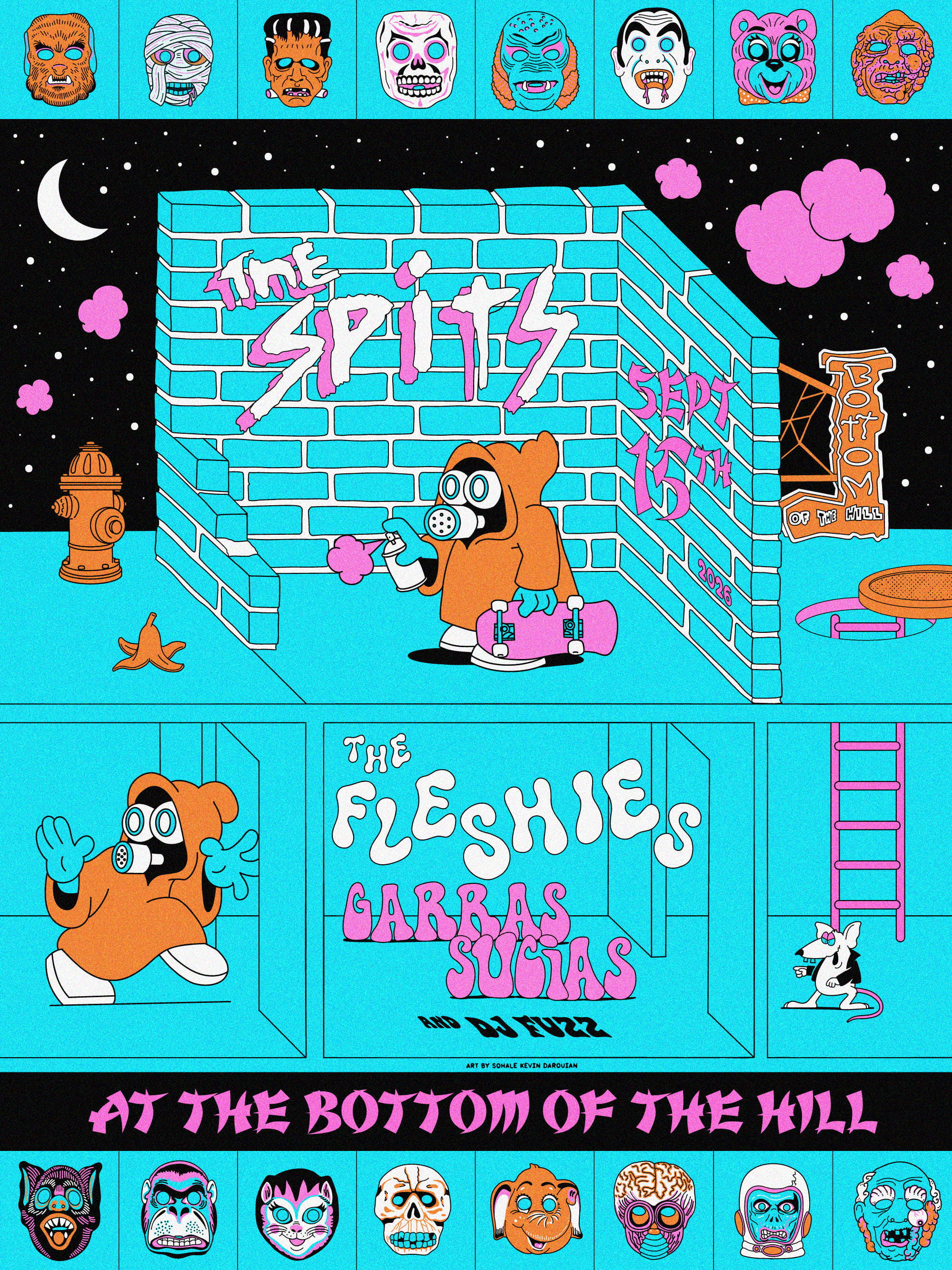 The Spits ~ The Fleshies ~ Garras Sucias ~ Fuzz event image